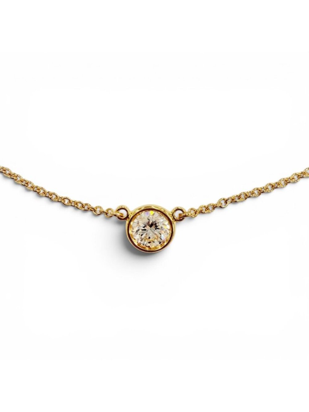 Tiffany & Co by the Yard Diamond Diameter 5.30 Necklace